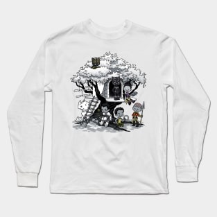 African Tree House Long Sleeve T-Shirt